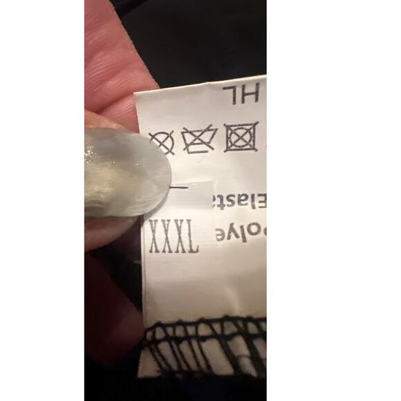 Black Halter Top Deep V-Neck Open Back Sheer Rhinestone Long Dress Size XXXL - Picture 13 of 13